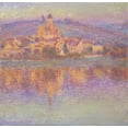 thumbnail image 2 of Monet, Claude 27x26 Gold Ornate Wood Framed with Double Matting Museum Art Print Titled - Vétheuil 1901, 2 of 4