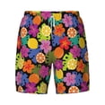 thumbnail image 4 of Lsque Mens Swim Trunks Hawaiian Style Pattern - Bathing Suit Compression Liner - Beach Swim Shorts Swimwear - (S-3XL) - Stretch Quick Dry -3X-Large, 4 of 9