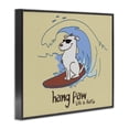 thumbnail image 3 of Stupell Industries Contemporary Hang Paw Surfing Dog Black Framed Giclee Art, 14 x 11, by LIR, 3 of 8