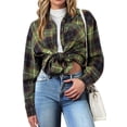 thumbnail image 5 of Fantaslook Plaid Shirts for Women Button Down Flannel Shirts Casual Loose Long Sleeve Blouses Tops, 5 of 10
