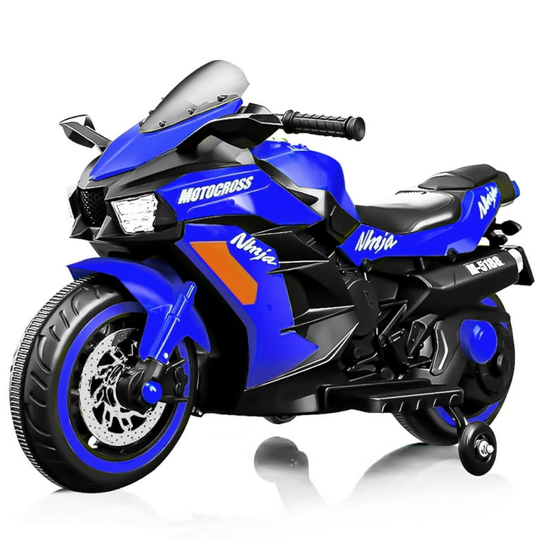 O Force 12V Battery Motorcycle 2 Wheel Motorbike Kids Rechargeable Ride On Car Electric Cars Motorcycles With Led Light Walmart