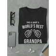 thumbnail image 3 of What World's Best Grandpa Looks Men T-Shirt, Male x-Large, 3 of 4
