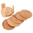 thumbnail image 4 of Bamboo Coasters, 6PCS  Drink Coasters, Durable Restaurant For  Hotel, 4 of 8