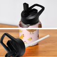 thumbnail image 5 of 40oz Cute Chicken Water Bottle with Handle and Flip Straw, Rooster Sports Stainless Steel Insulated Cup, Travel Coffee Mug Tumbler, Birthday Thanksgiving Day Chritmas Gifts for Women Animal Lovers, 5 of 6