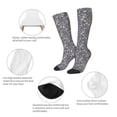 thumbnail image 6 of Balery Daisies Flowers Printed Novelty Socks Men's Women's Crew Socks Sports Socks Knee High Socks Cotton Socks Quirky and Cool Socks, 6 of 9