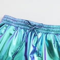 thumbnail image 4 of SILVERCELL Girls Metallic Dance Shorts for Athletic Sparkly Hot Pants for Girls 4-12 Years, 4 of 8