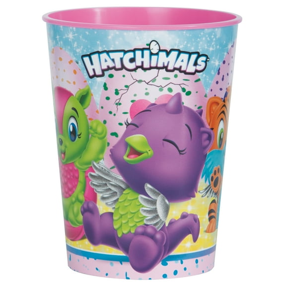 Hatchimals Party Favor Plastic Stadium Cup, 16 oz, 1 Count