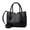 black, variant on Pebbled PU Bucket Bag for Women, Removable Inner Pouch Large Capacity Shoulder Handheld Bag (11"x3.5"x7.9", 1.1lb), Cross-Border Daily Commute