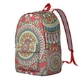 thumbnail image 2 of Giant Boho Mandala Backpack for Women Men, Large Laptop Compartment Bookbag, Durable College Essential for Work Commute, Perfect Gift, 2 of 5