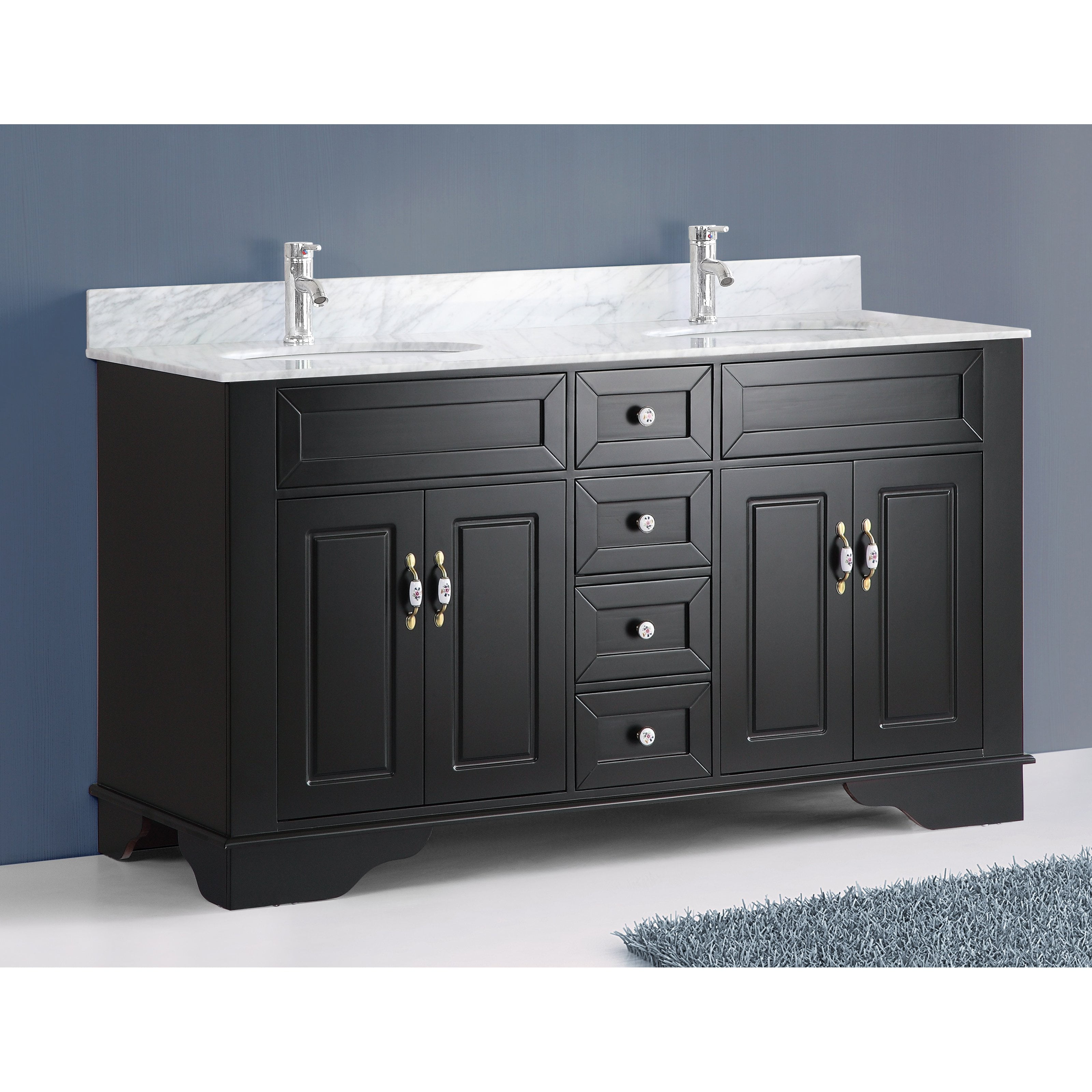 Bosconi 59 In Double Bathroom Vanity Set