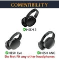 thumbnail image 2 of SOULWIT Headband Cover for Skullcandy Hesh 3/ANC/Evo Headphones, Replacement Headstrap Pad Repair Part - Black, 2 of 6