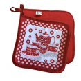 thumbnail image 3 of Polish Pottery Oven Mitt, Pot Holder  Kitchen Towel Set, 3 of 4