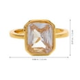 thumbnail image 2 of BESTYASH Anillo Dorado Con Corte De Zirconia Para Estilo Sofisticado Y, 2 of 7