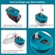 thumbnail image 3 of Adaptador de batería ANGGREK tipo C DC5-20V PD30 65W Para BL1845 BL1815 BL1820 BL1860B, 3 of 8