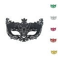 thumbnail image 4 of Xfvqtps Mardi Gras Mask for Women Masquerade Masks Flash Glitter Sparkly Carnival Mask for Makeup Performance Ball Party Hot Pink, 4 of 4