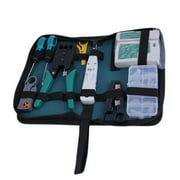 Professional Network Ethernet LAN Kit RJ45 For Cat5e For Cat6 Cable Tester Crimper Crimping Tool Set with 8P8C Plugs