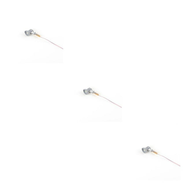 QualitChoice Model Railway Lamp Outdoor Miniature 1:87 Scale Streetlight Layout LED Park Light Home Building Layout Decorations Type B Gray 3Set