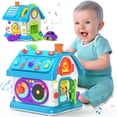 thumbnail image 1 of Vahome Juguetes Montessori 14 en 1 para niños de 1 año Regalos para niñas Juguete musical bilingüe para bebés de 9 a 12 a 18 meses Regalo de primer cumpleaños para niños de 1 año Juguetes educativos p, 1 of 7