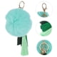 thumbnail image 2 of EeaseMX 1 llavero con borla de seda helada y bola de peluche, hermoso colgante para bolso., 2 of 7