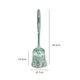 thumbnail image 1 of 1 escobilla para inodoro, escobilla para inodoro, libre de BPA. Dimensiones: 10,7 x 10,3 x 34,5 cm, hecha de plástico PP (cerdas de fibra), color aleatorio TUNC Sencillez, 1 of 4