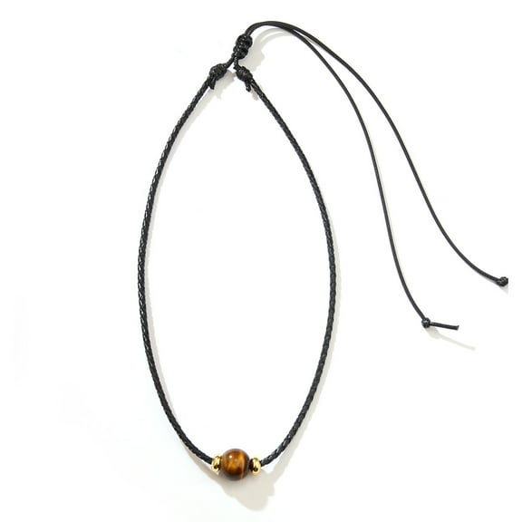 Zhuge Artisanal Hawaiian Style Beaded Necklace, Handcrafted Tropical Island Jewelry (1 Piece)，B14