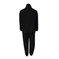 thumbnail image 5 of Casual Matching Two-piece Set, Zip Up Sweatshirt & Solid Sweatpants Outfits, Women's Clothing, 5 of 6