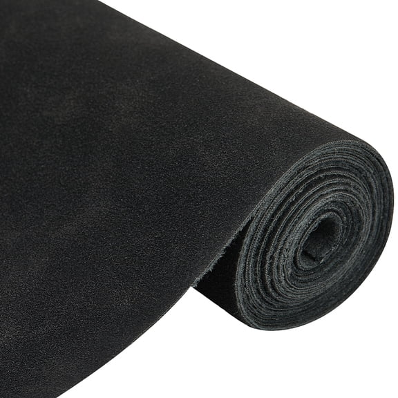 53.5 x 11.8 Inch Brown Frosted PU Leather Sheet 0.7mm Suede Leather Fabric Solid Color Soft Scratch-Resistant Waterproof Leatherette Roll DIY