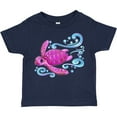 thumbnail image 3 of Inktastic Cute Pink Sea Turtle Boys or Girls Toddler T-Shirt, 3 of 5
