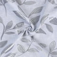 thumbnail image 6 of Superior Blackout Leaves Curtains Set of 2, Light Filtering Grommet Curtain Panel Set, Silver-Silver, 70"W x 84"L, 6 of 8