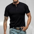 thumbnail image 2 of Ashirexll Mens T-shirts, Big and Tall Shirts for Men, Short Sleeve V-neck Solid Color Blouse Casual and Sports Tee Shirt Fitting and Running Tops, 2 of 5