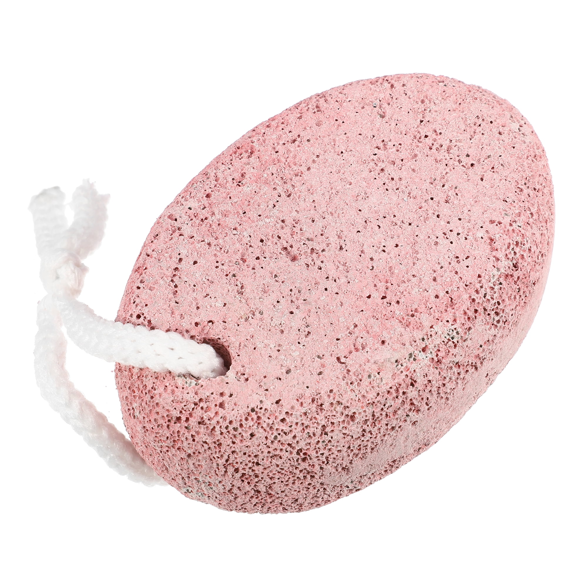 Unique Bargains 2 Pcs Foot Care Exfoliating Scrub Stone Pumice Stone Foot File Pink