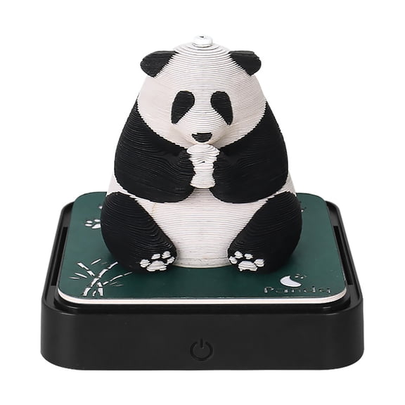 253 Pieces 3D Paper Sculptures Of Pandas Three-Dimensional Notes Creative Desktop Creative Ornaments Earth Calendar