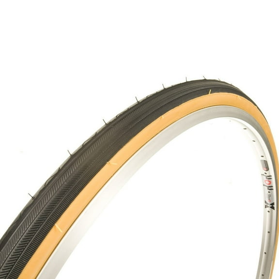Sunlite K40 Road/Hybrid Bike Bicycle Tire 26x1-3/8 Black/Gum Wire Bead 590 ISO