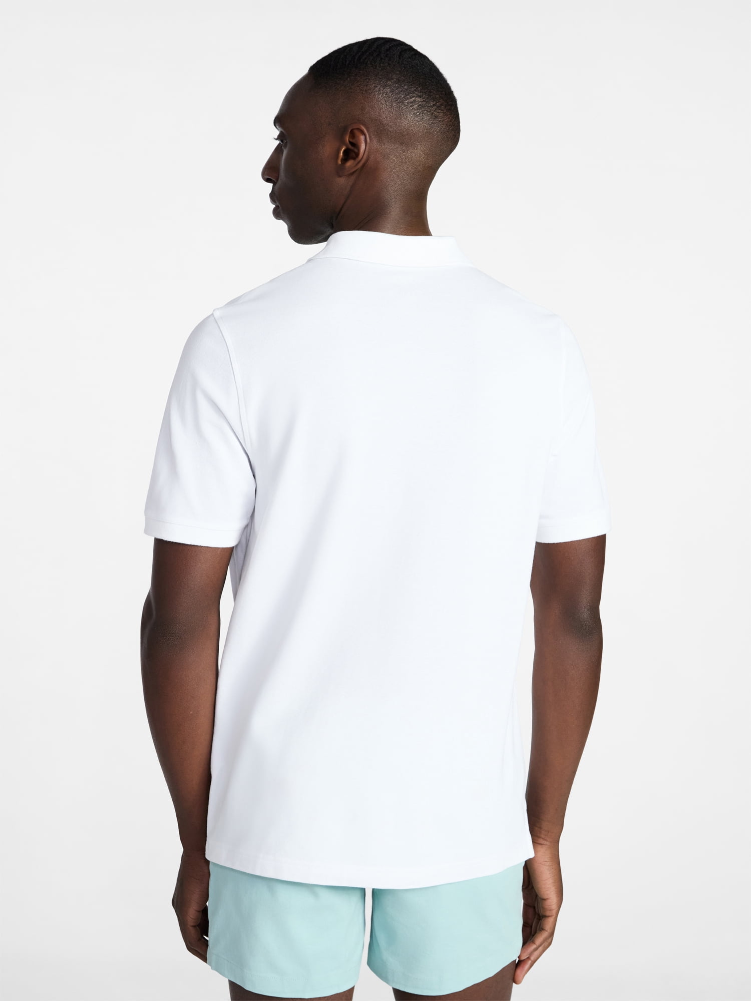 George Men's & Big Men's Classic Fit Pique Polo with Short Sleeves, Sizes XS-5XL, LT-3XLT