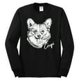 thumbnail image 2 of Cute Corgi Dog Lover Pet Owner Animal Lover Mens Long Sleeve Shirt, Black, Medium, 2 of 4