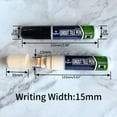 thumbnail image 2 of Grout Restorer Pen Tile Paint Marker Pen, Waterproof Wall Grout Pen Gaps Beautification Marker Pen, Wall Tile Repair Pen, 2 of 8