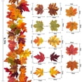 thumbnail image 3 of 2 Pack Fall Leaves Garland Fall Decorations for Home Artificial Maple Leaf Garland Autumn Decor Hanging Vines for Fireplace Mantle Table Front Door Thanksgiving, 3 of 6