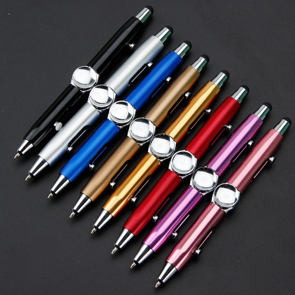 Gyro Pen Rotating Capacitance Pen Puzzle Thinking Decompression Metal ...