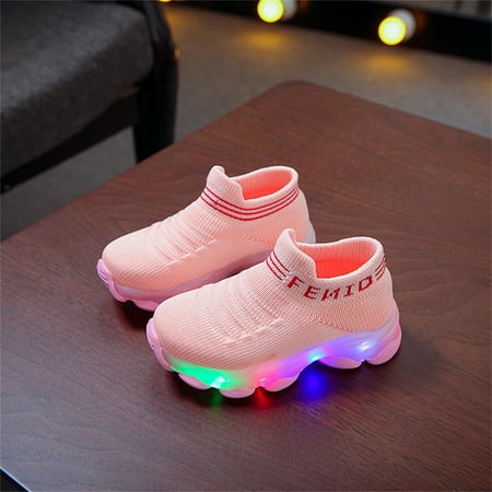

EGNMCR Kids Light Up Shoes Led Flash Sneakers with Spider Upper for Boys Girls Toddles Best Gift for Birthday Thanksgiving Christmas Halloween Day Christmas Halloween - Baby Days savings event