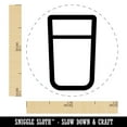 thumbnail image 2 of Drinking Glass Icon Rubber Stamp for Scrapbooking Crafting Stamping - Mini 1/2 Inch, 2 of 7