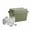 Green, variant on Btomtd Mini Outdoor Storage Box Desktop Storage Container for Camping BBQ Tools Condiments Bottle, Beige
