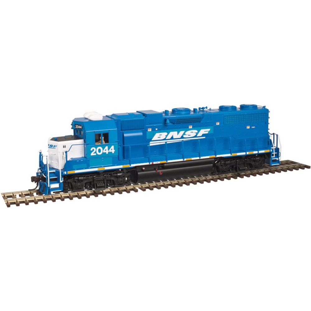Atlas HO Scale EMD GP38 Low Nose (DCC/Sound) BNSF (Blue/White) 2044