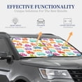 thumbnail image 4 of Zufioo Doodle Cars Print Folding Car Windshield Sun Visor, Anti-ultraviolet Sun Visor, Suitable for Trucks, Vans Car Accessories-Large, 4 of 6