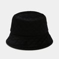 thumbnail image 4 of CoCopeaunts Bucket Hat for Women Autumn Winter Warm Solid Quilted Plaid Fisherman Hat Casual Version Outdoor Flat-top Basin Hat, 4 of 8