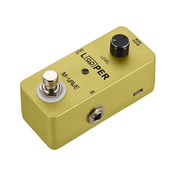 VAVE Effect Pedal,Pedal Max. 5 Max. 5 Time Metal Shell Loop Looper Pedal Time Unlimited Metal Dsfen Buzhi Time Unlid Metal Qahm
