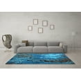 thumbnail image 3 of Ahgly Company Indoor Rectangle Oriental Light Blue Industrial Area Rugs, 5' x 8', 3 of 4