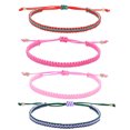 thumbnail image 1 of Juego de 4 pulseras ajustables para mujer, accesorios de joyería para mujeres y niñas, buena suerte Adepaton BST3002771-3, 1 of 5
