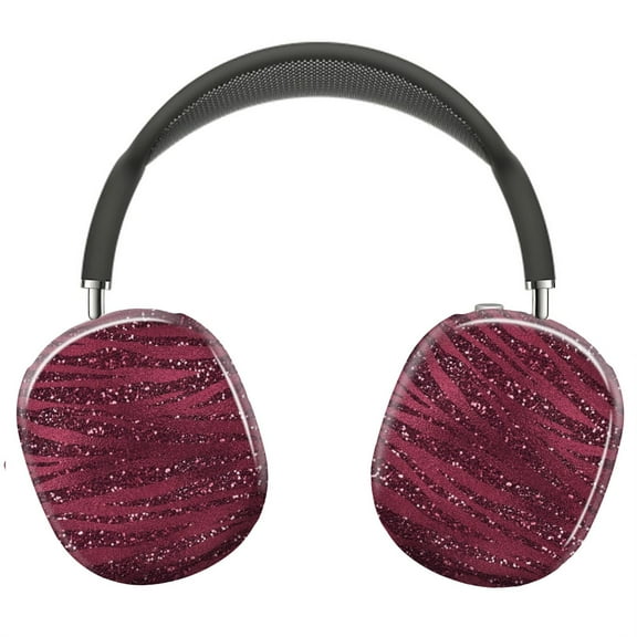 Protective Cover for AirPods Max Burgundy Gold Glam=16 Headphones Aesthetic Print Snap On Cases
