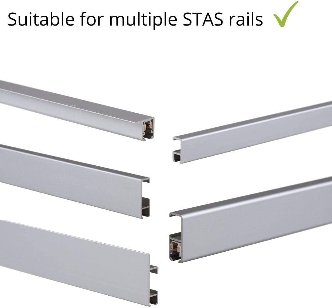 STAS Perlon Cord with Cobra - 4x 157 cord - Picture Hanging System - Photo Rail System - Hanging Cord - For Multiple STAS Rails