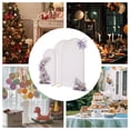 thumbnail image 2 of Miumaeov 3 Colors Steel Arch Backdrop Stand Wedding Arch Stand Set Flower Balloon Frame with Cotton Covers for Wedding Birthday Party, 2 of 17